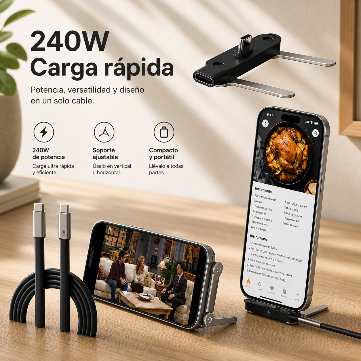 Cable Stand 2 en 1